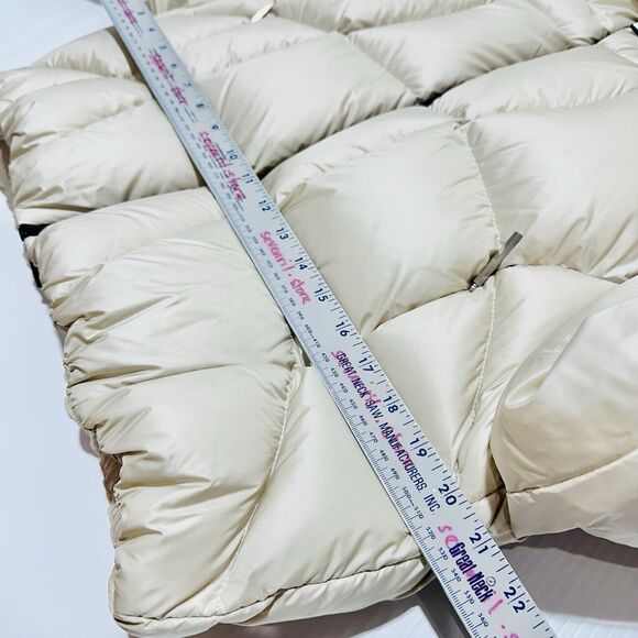 Moncler X Adidas Fusine Short Down Jacket 0/ S White/Ivory Full Zip NWT $2155 - Picture 12 of 14